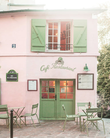 Paris Cafe Pastel