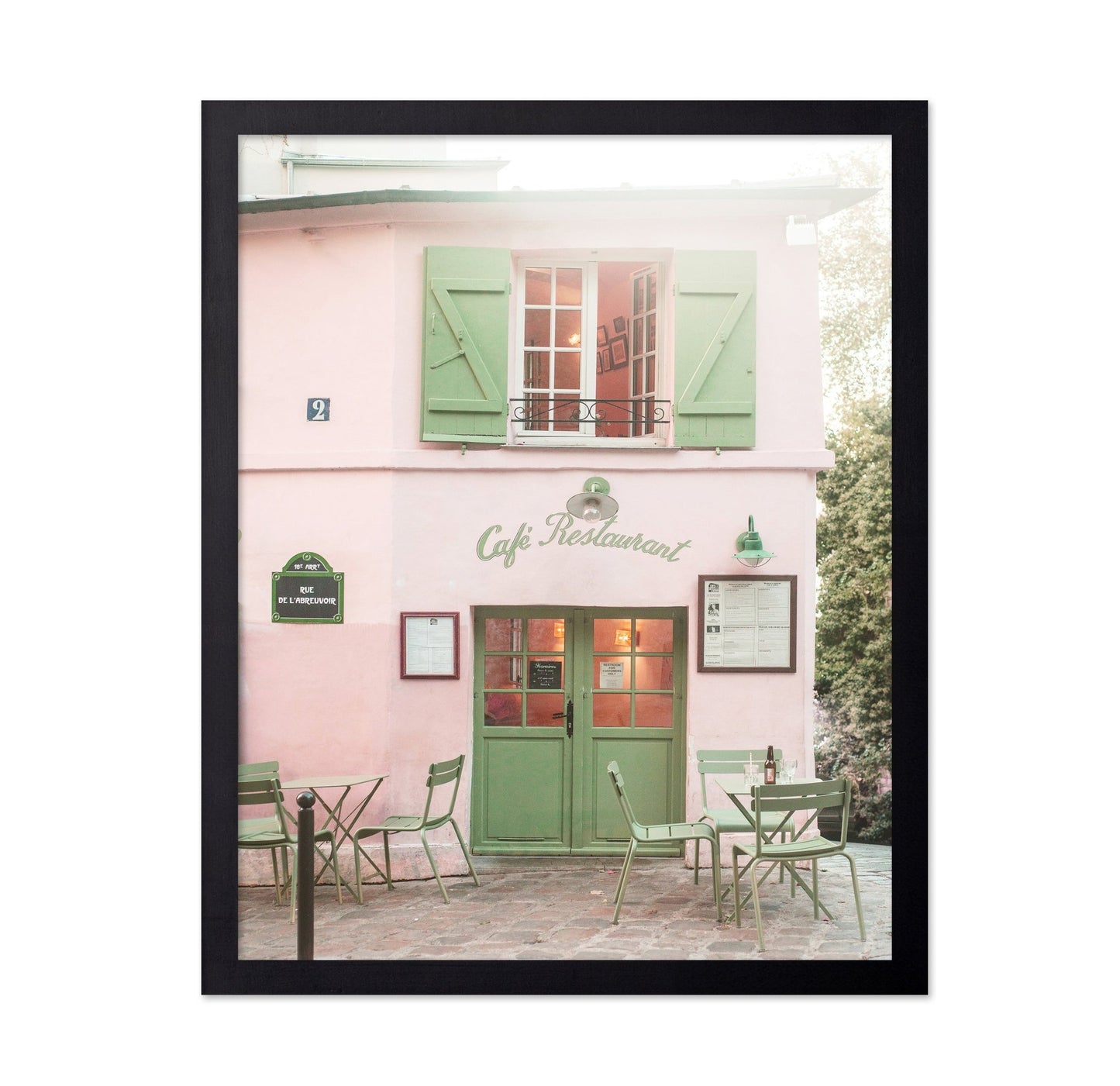 Paris Cafe Pastel