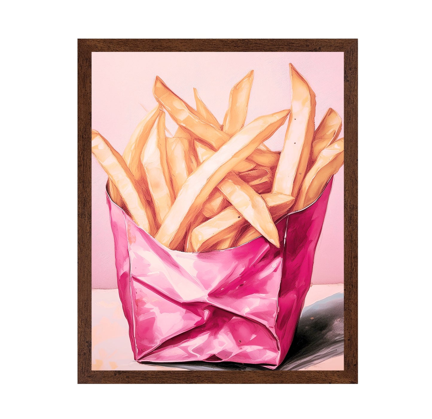 Pink Fries Pop Art
