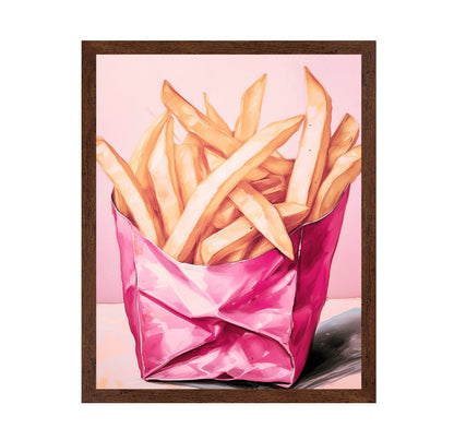 Pink Fries Pop Art