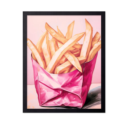 Pink Fries Pop Art