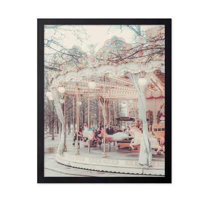 Vintage Carousel Scene