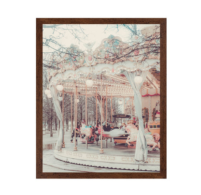 Vintage Carousel Scene