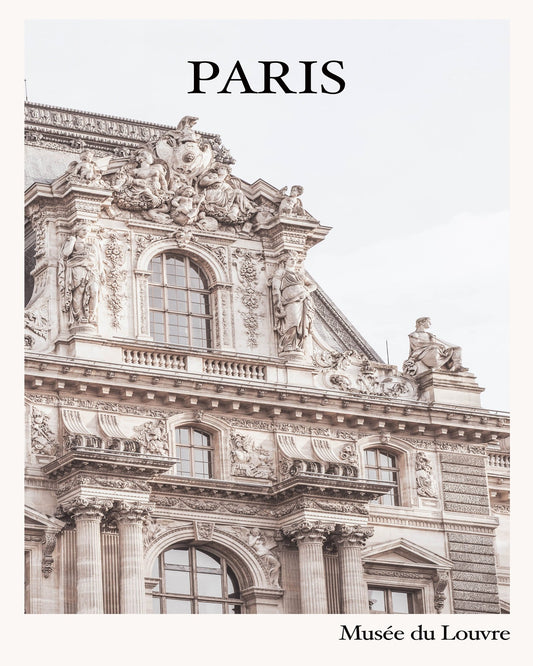 Paris Louvre Facade