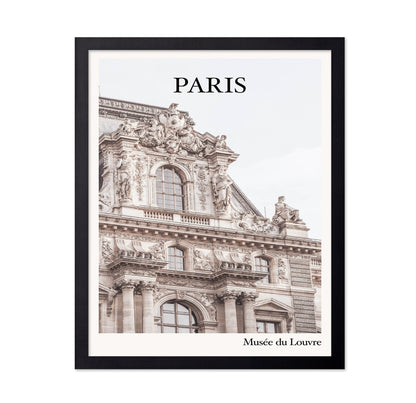 Paris Louvre Facade