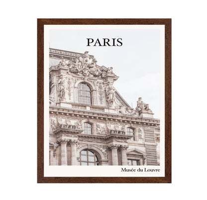 Paris Louvre Facade