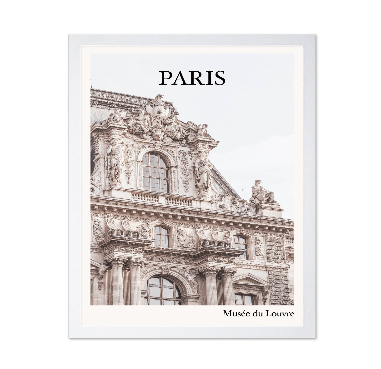 Paris Louvre Facade