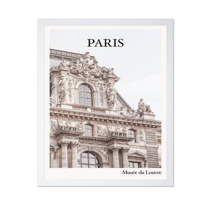 Paris Louvre Facade