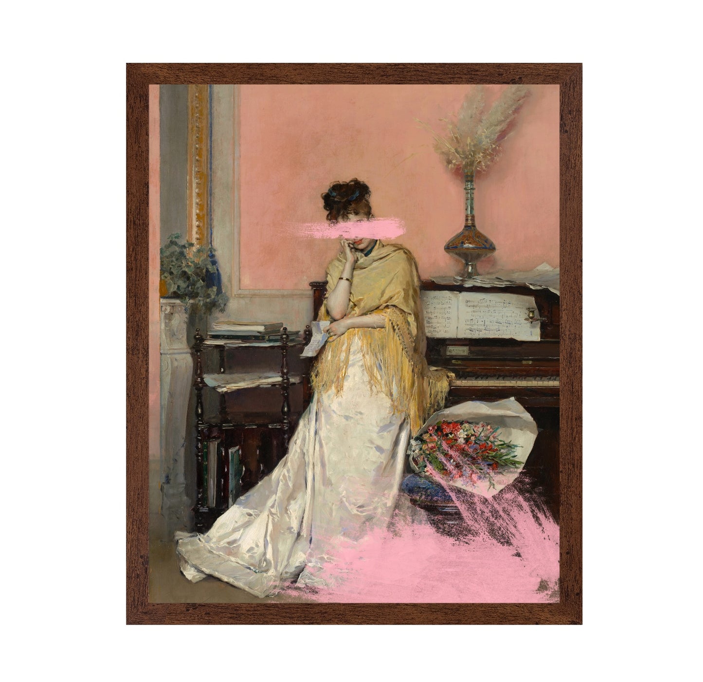 Piano Lady Abstract