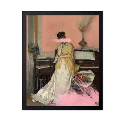 Piano Lady Abstract