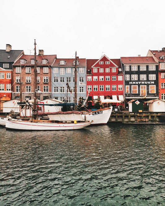 Colorful Harbor Boats No2