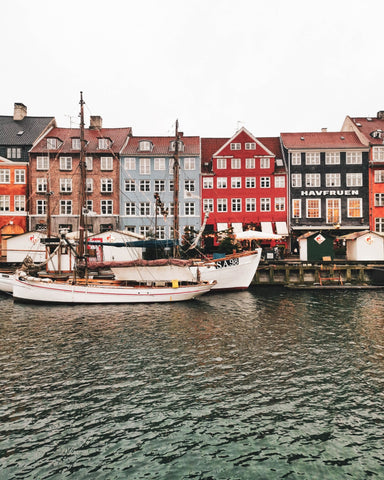 Colorful Harbor Boats No2