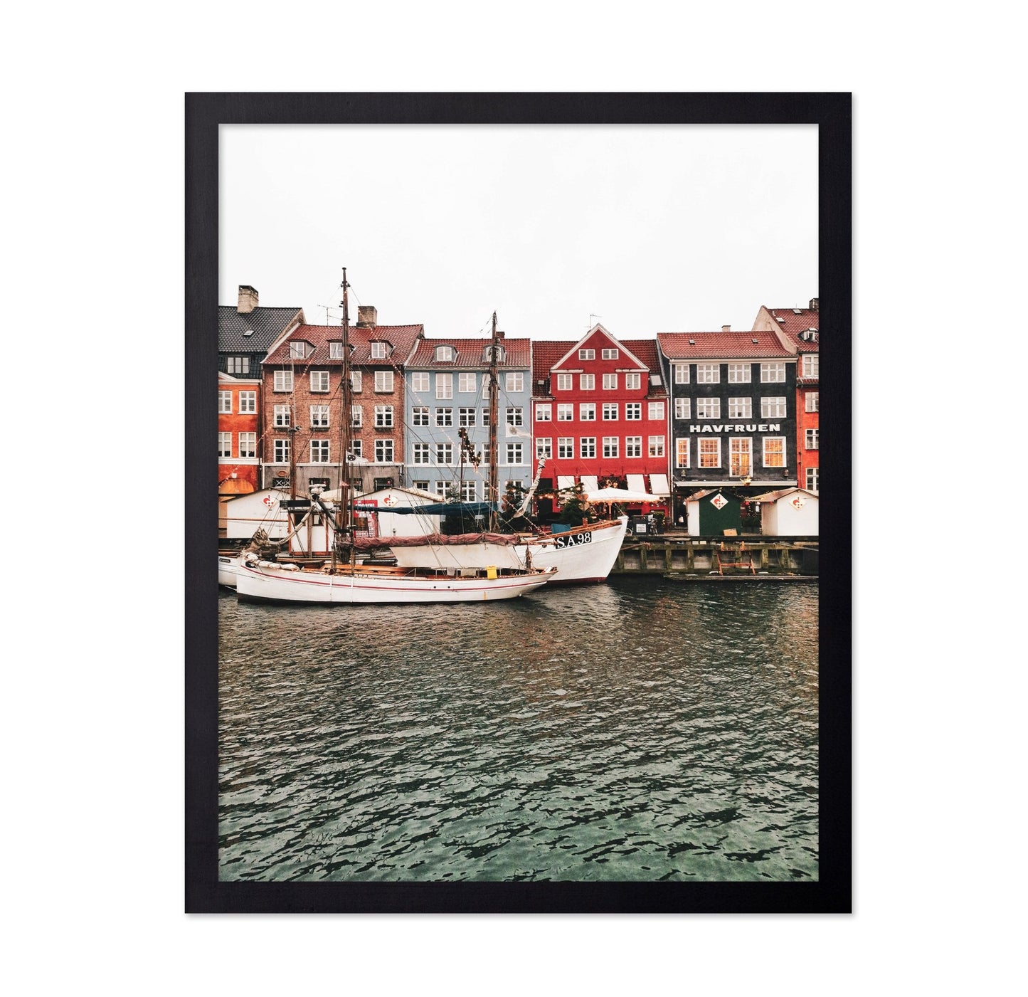 Colorful Harbor Boats No2