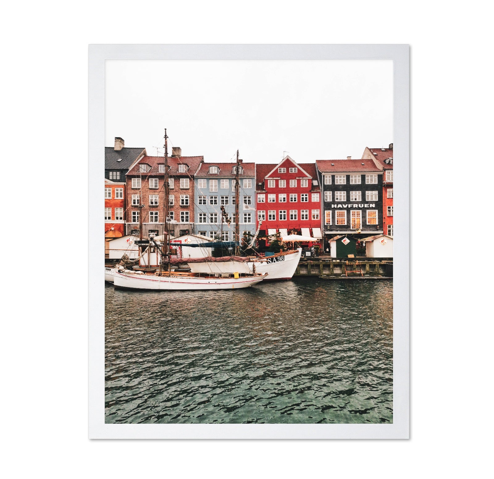 Colorful Harbor Boats No2