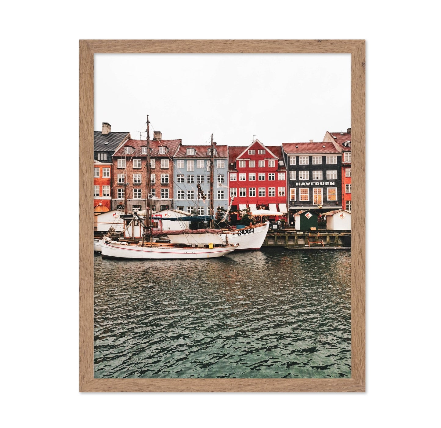 Colorful Harbor Boats No2