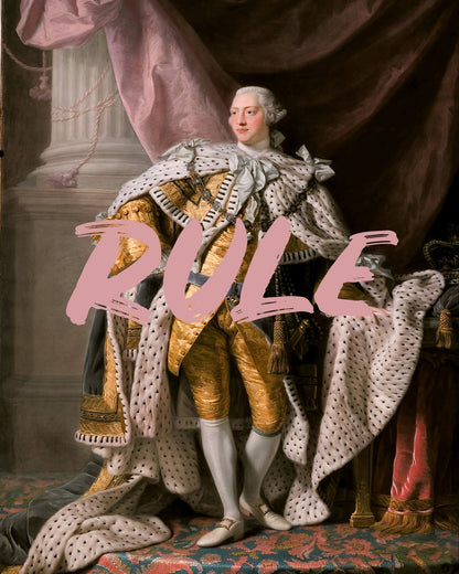 Regal King Portrait