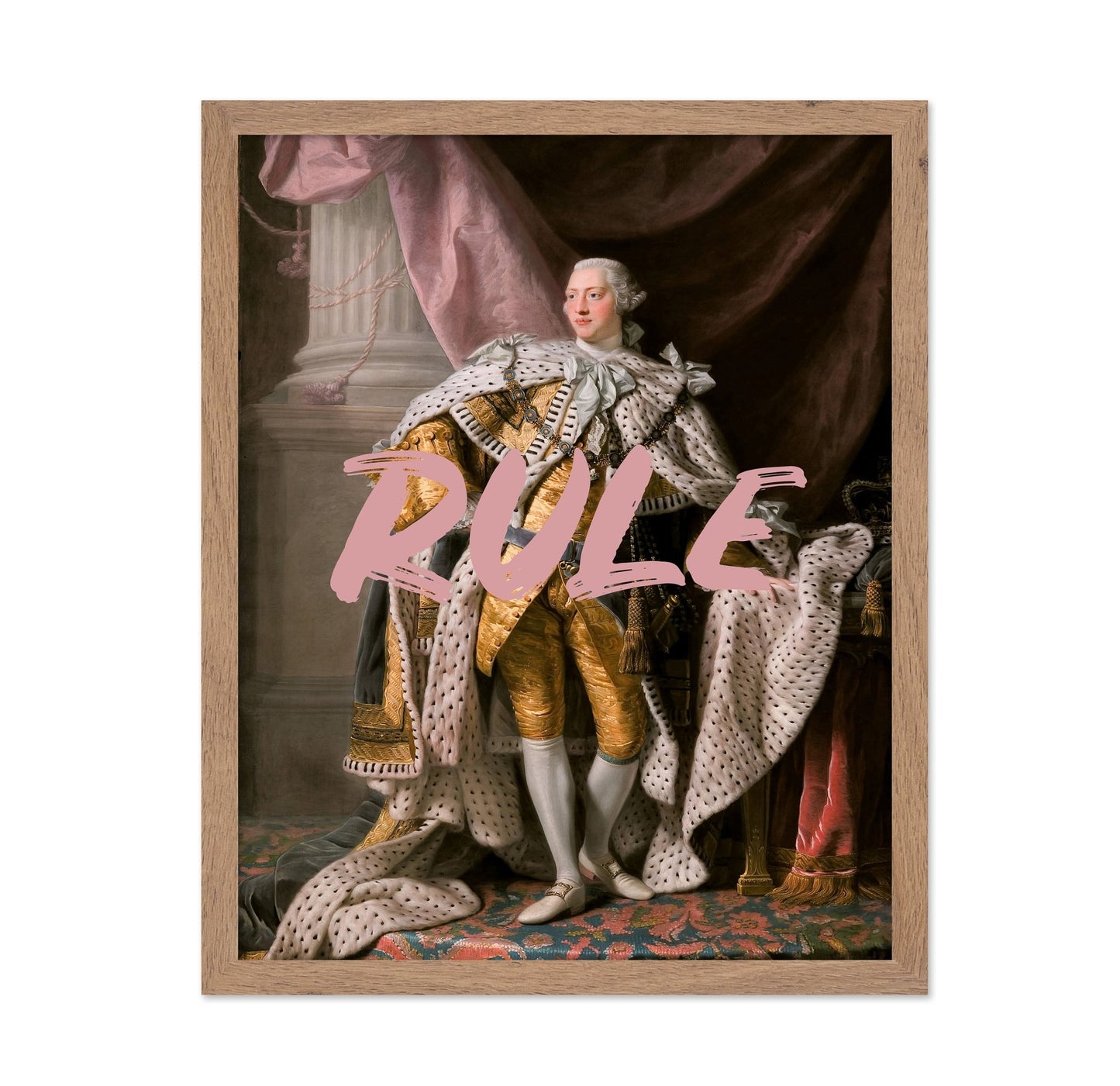 Regal King Portrait
