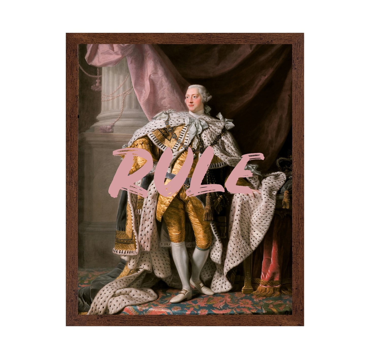 Regal King Portrait