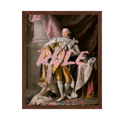 Regal King Portrait