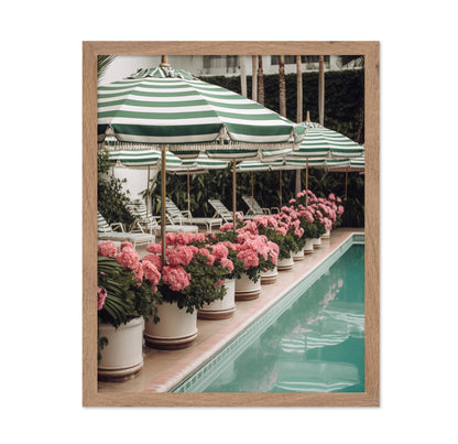 Poolside Flower Row