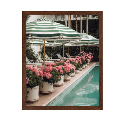 Poolside Flower Row