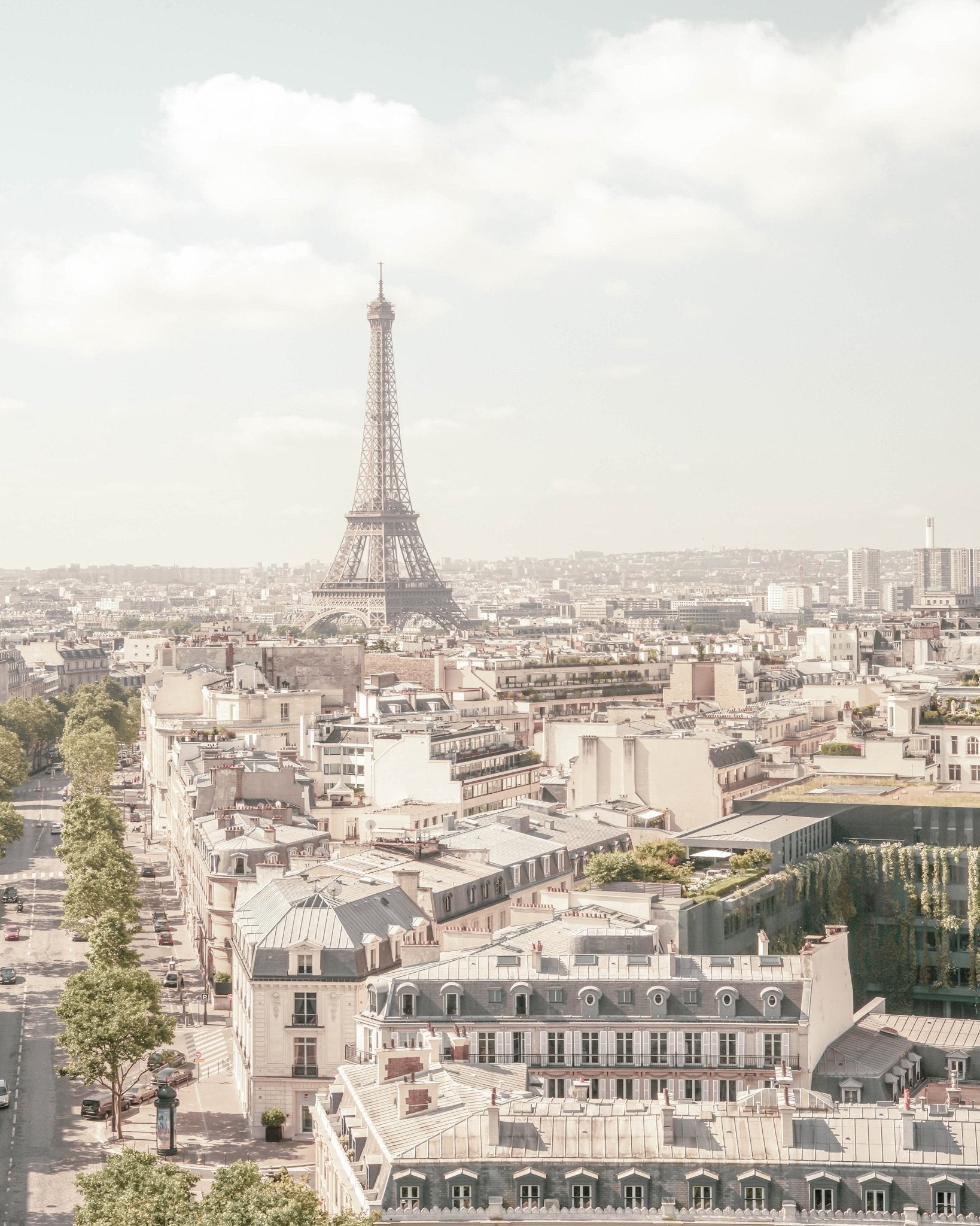 Paris Eiffel Skyline
