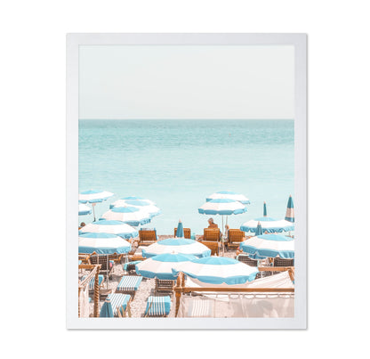 Blue Beach Umbrellas