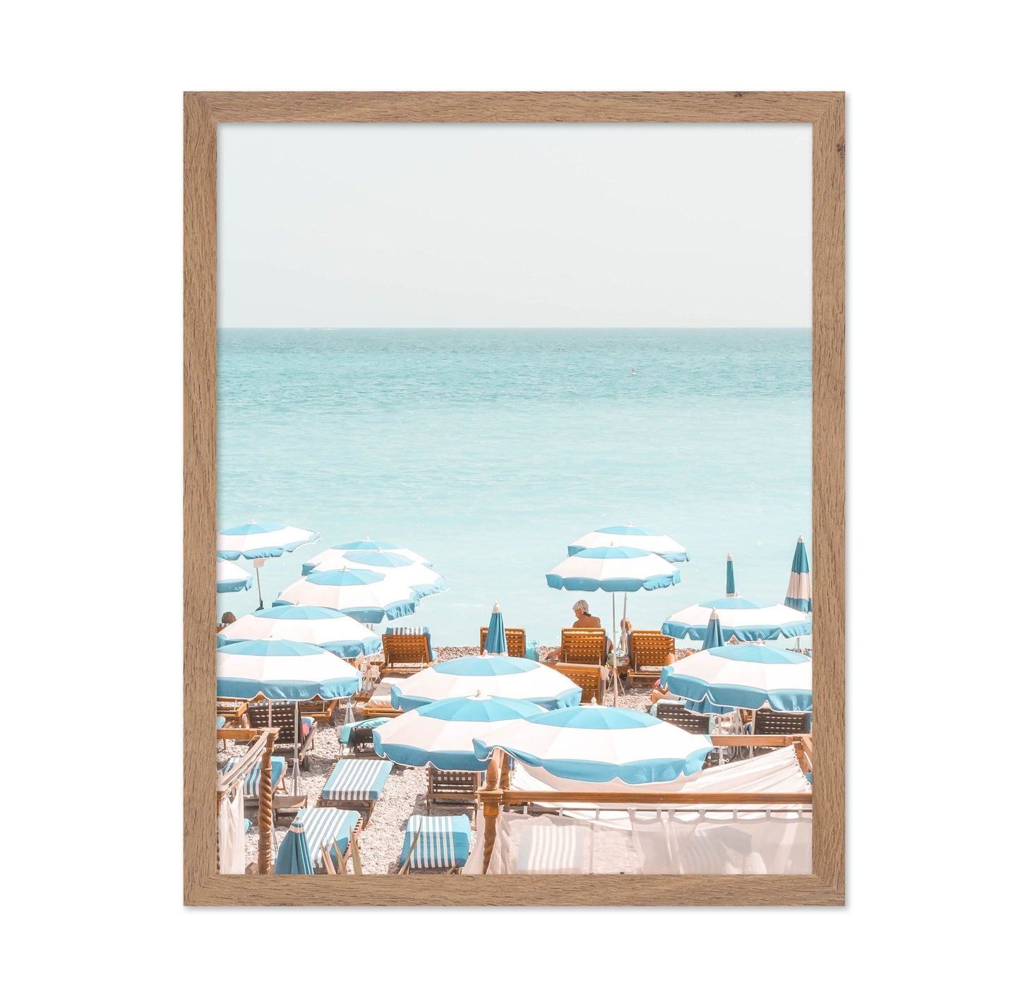 Blue Beach Umbrellas