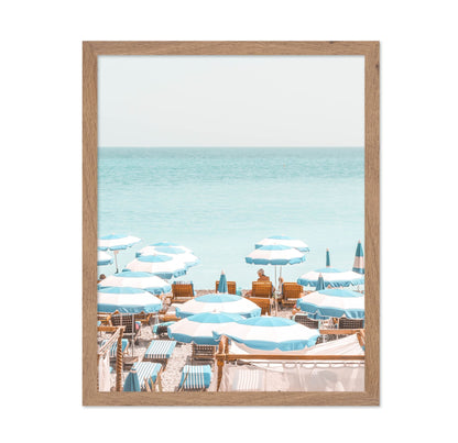 Blue Beach Umbrellas