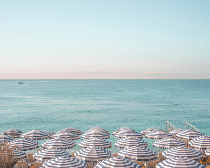 Seaside Umbrella Rows