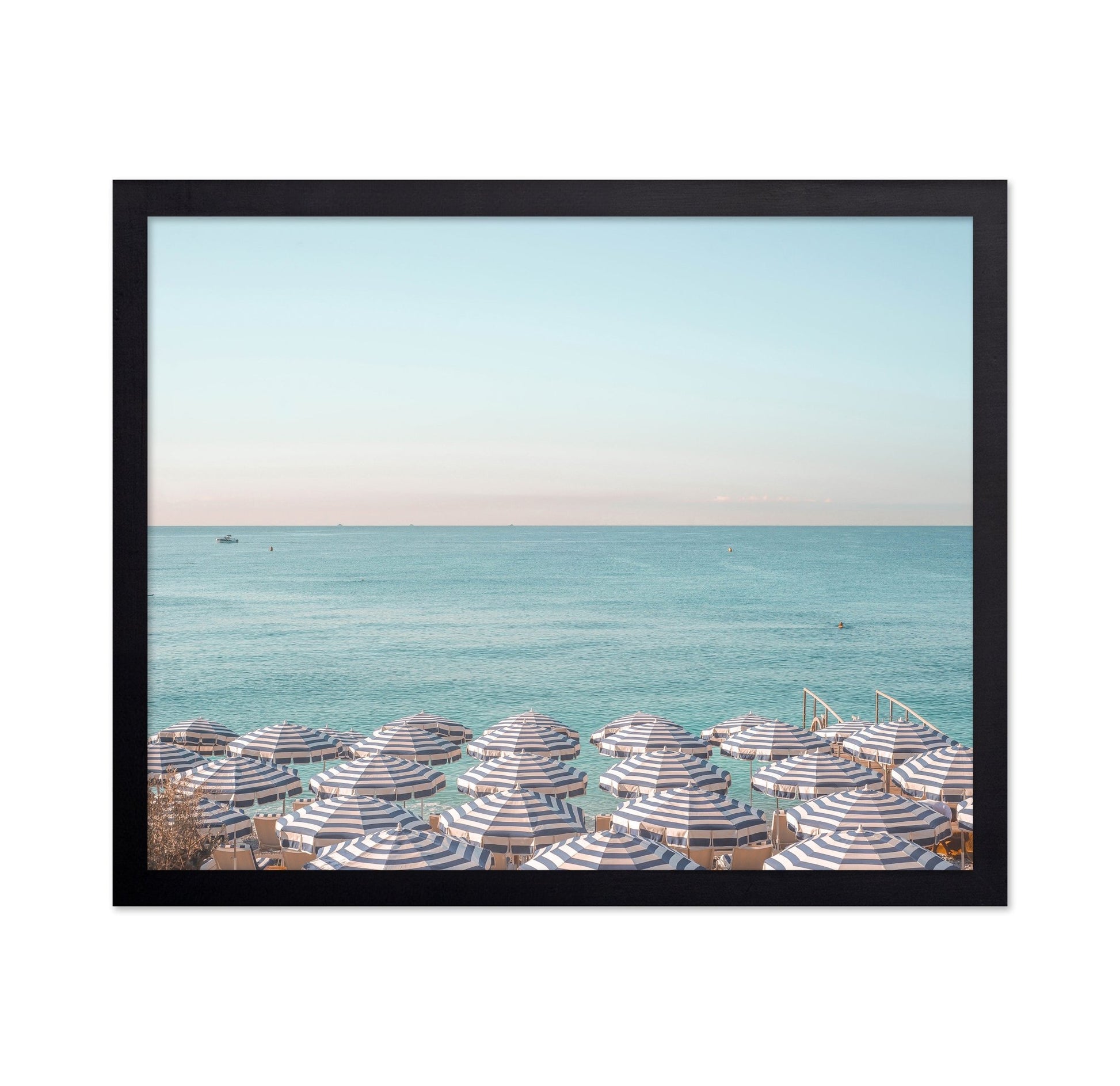 Seaside Umbrella Rows