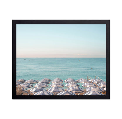 Seaside Umbrella Rows