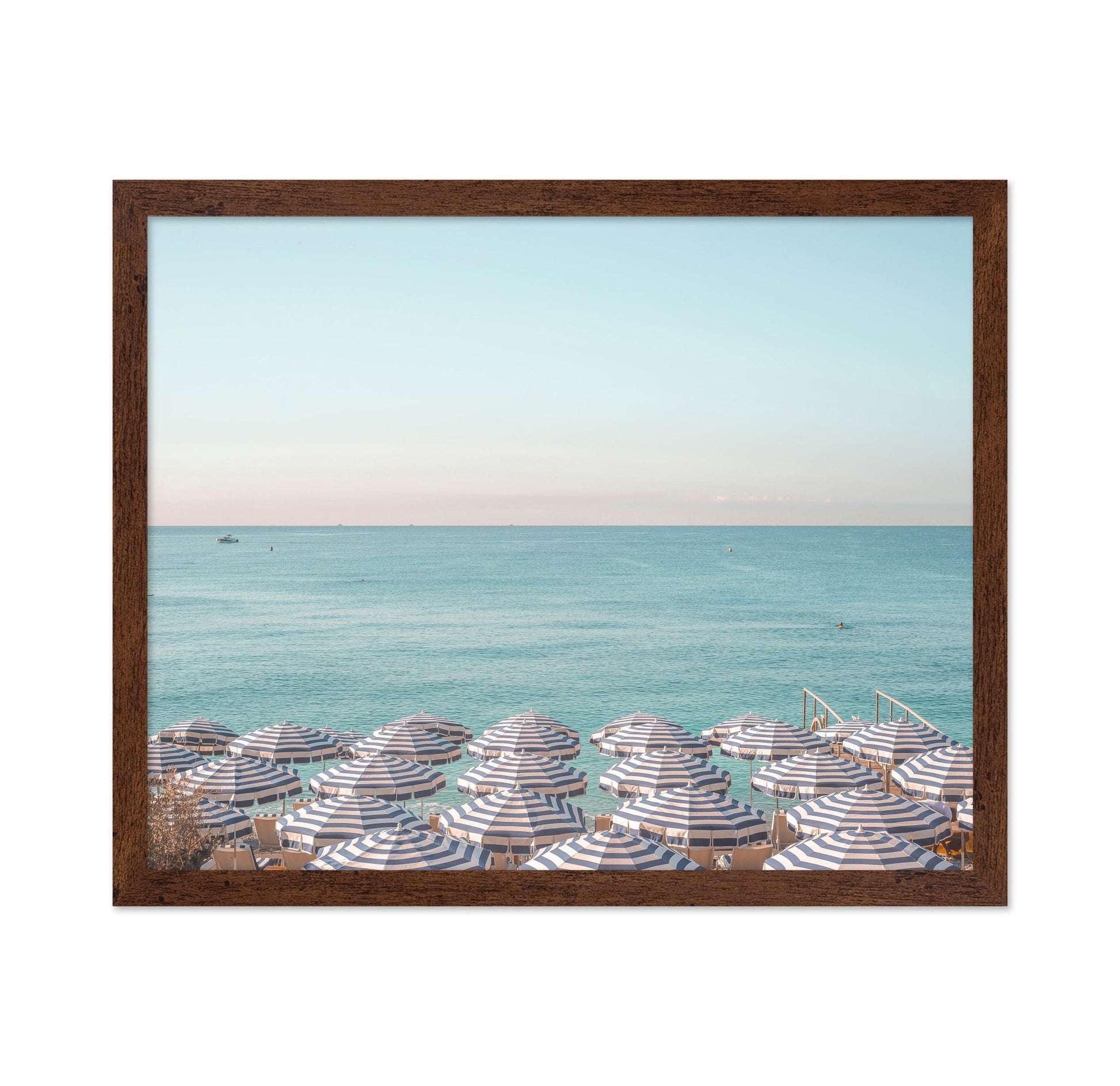 Seaside Umbrella Rows
