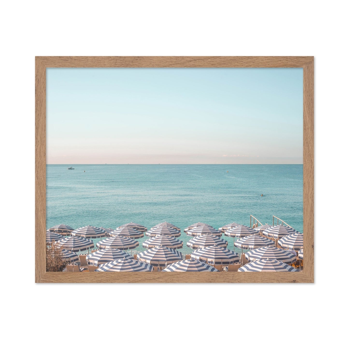 Seaside Umbrella Rows