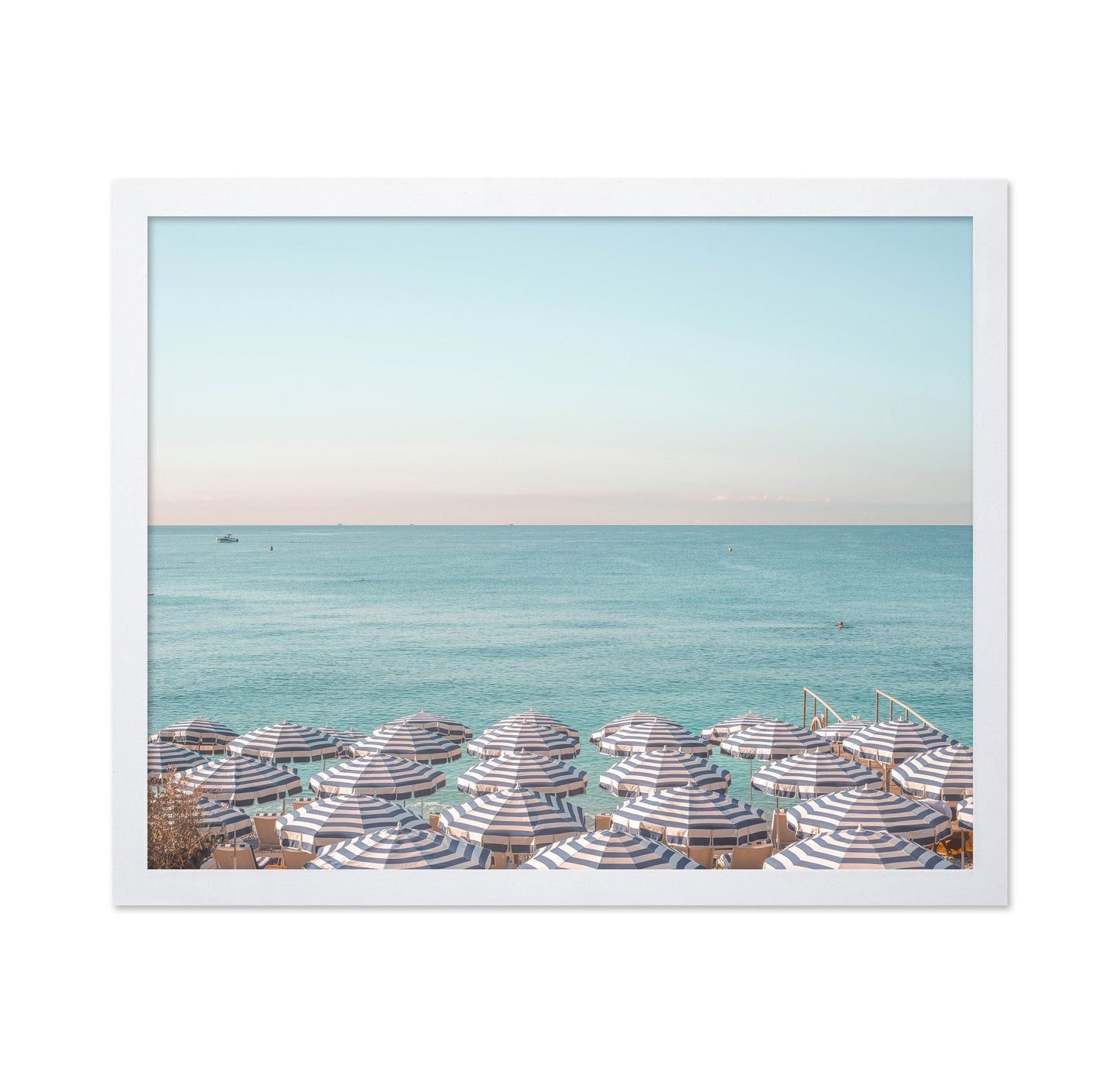 Seaside Umbrella Rows