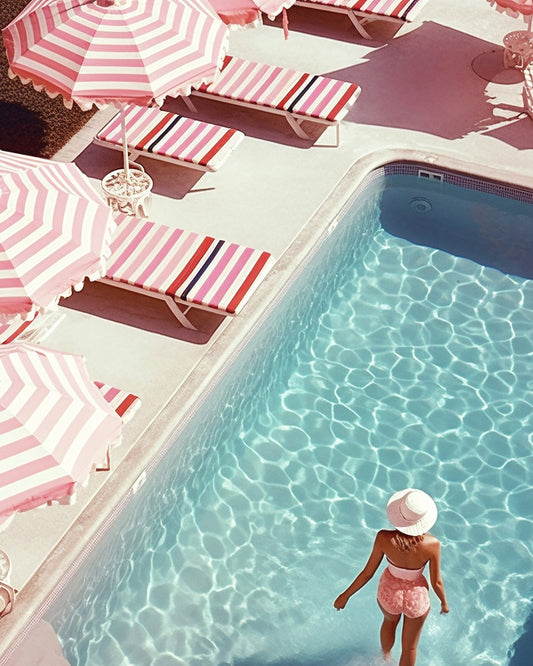 Pink Poolside Escape No2