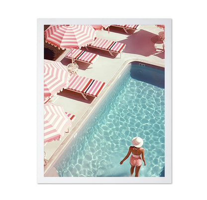 Pink Poolside Escape No2
