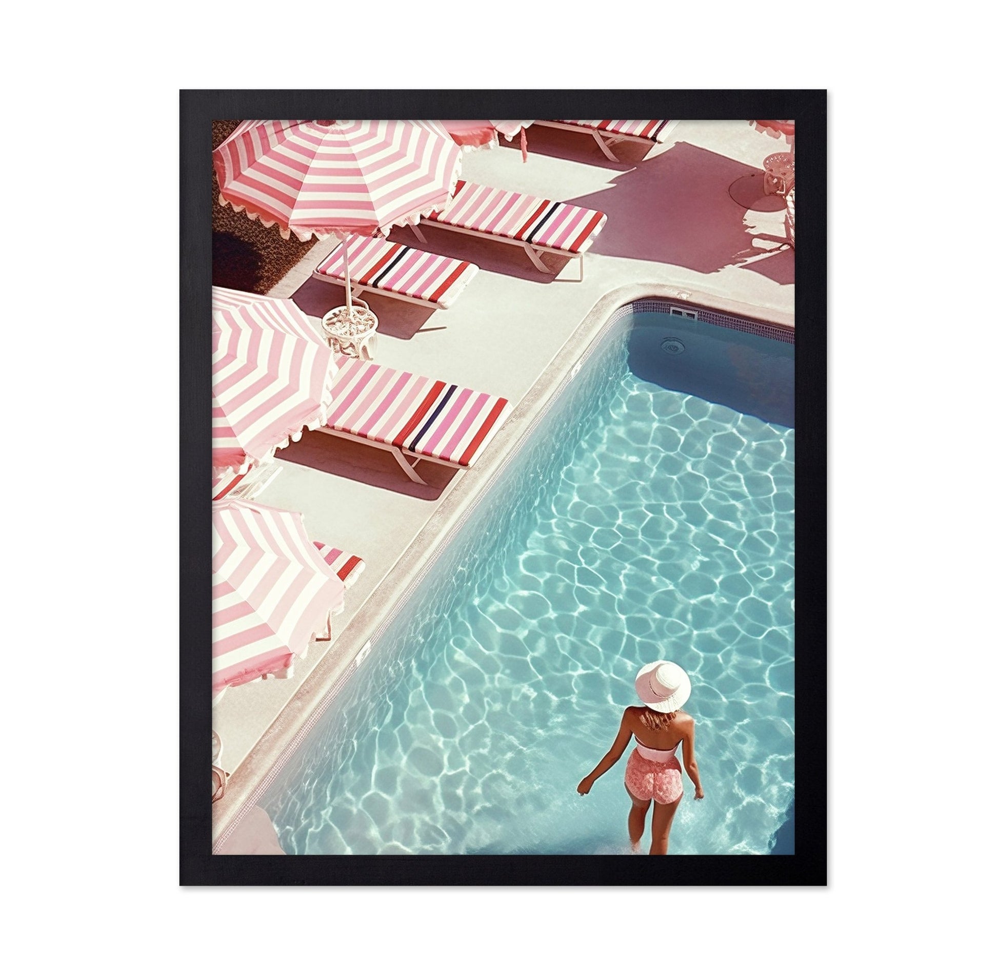 Pink Poolside Escape No2