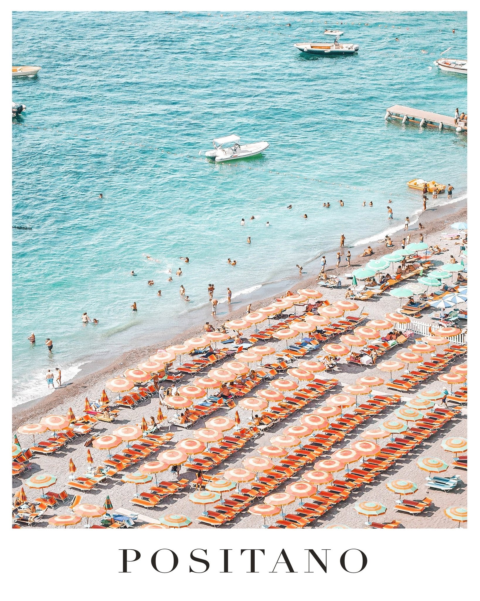 Positano Beach Scene