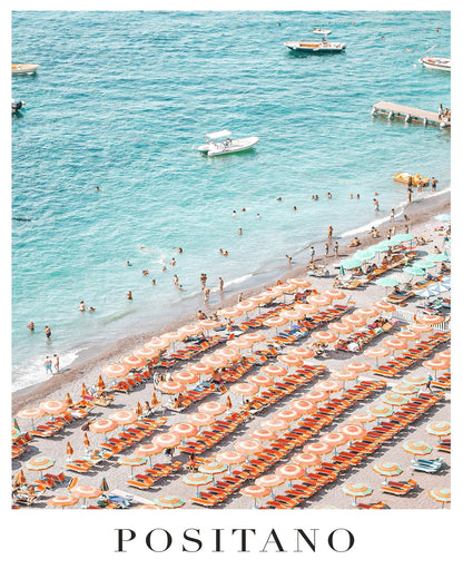 Positano Beach Scene