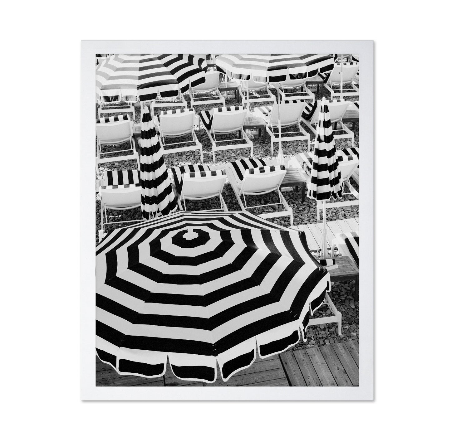 Striped Beach Umbrellas No1