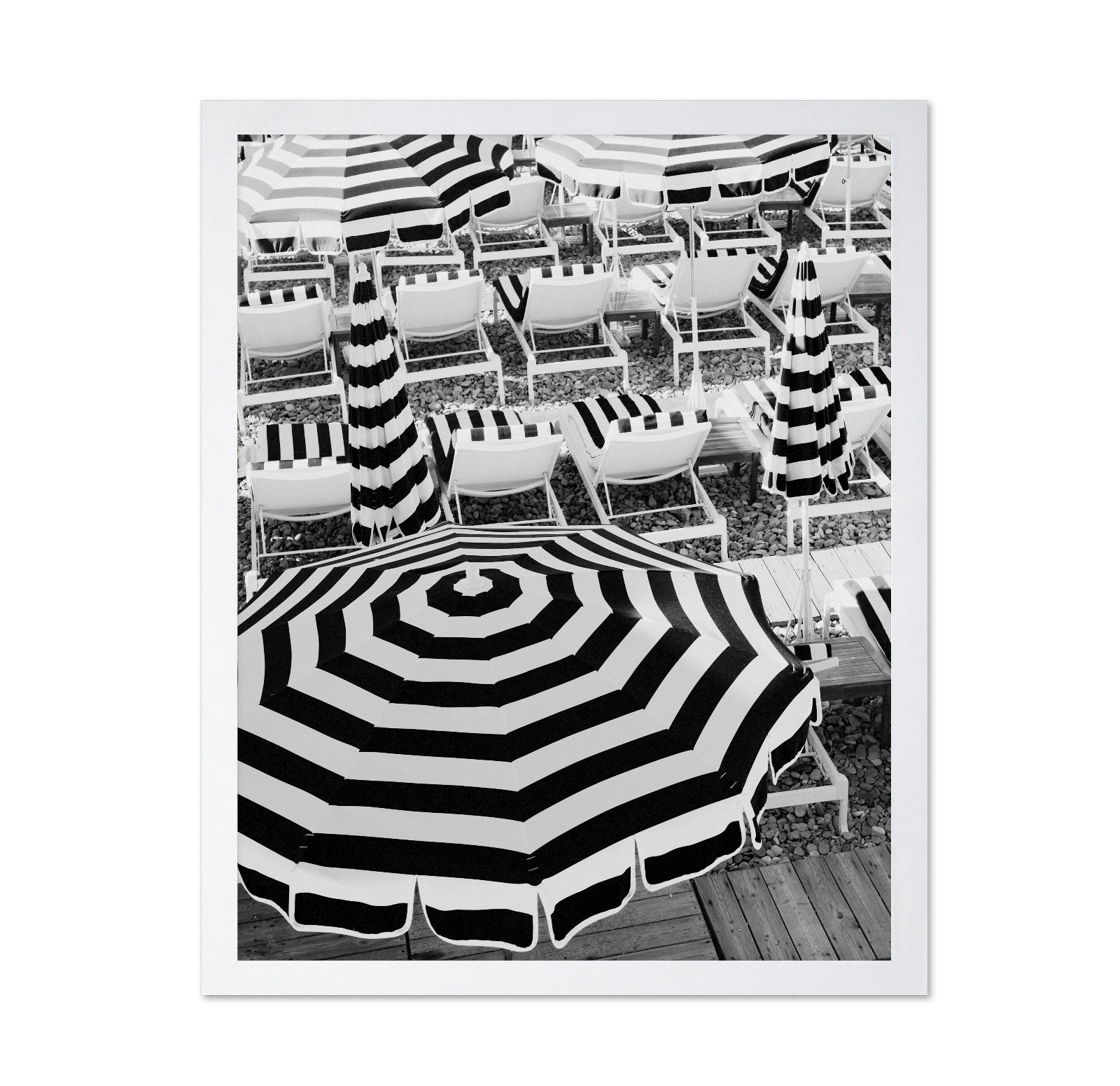 Striped Beach Umbrellas No1