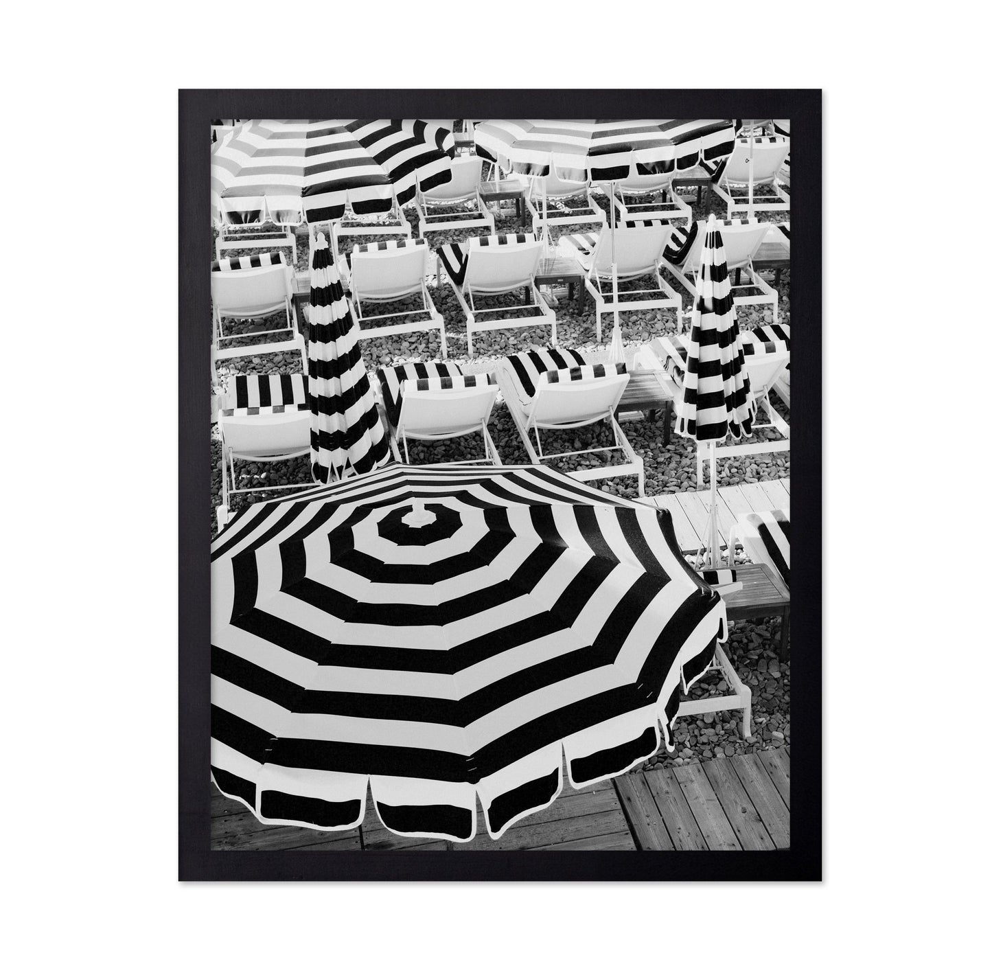 Striped Beach Umbrellas No1