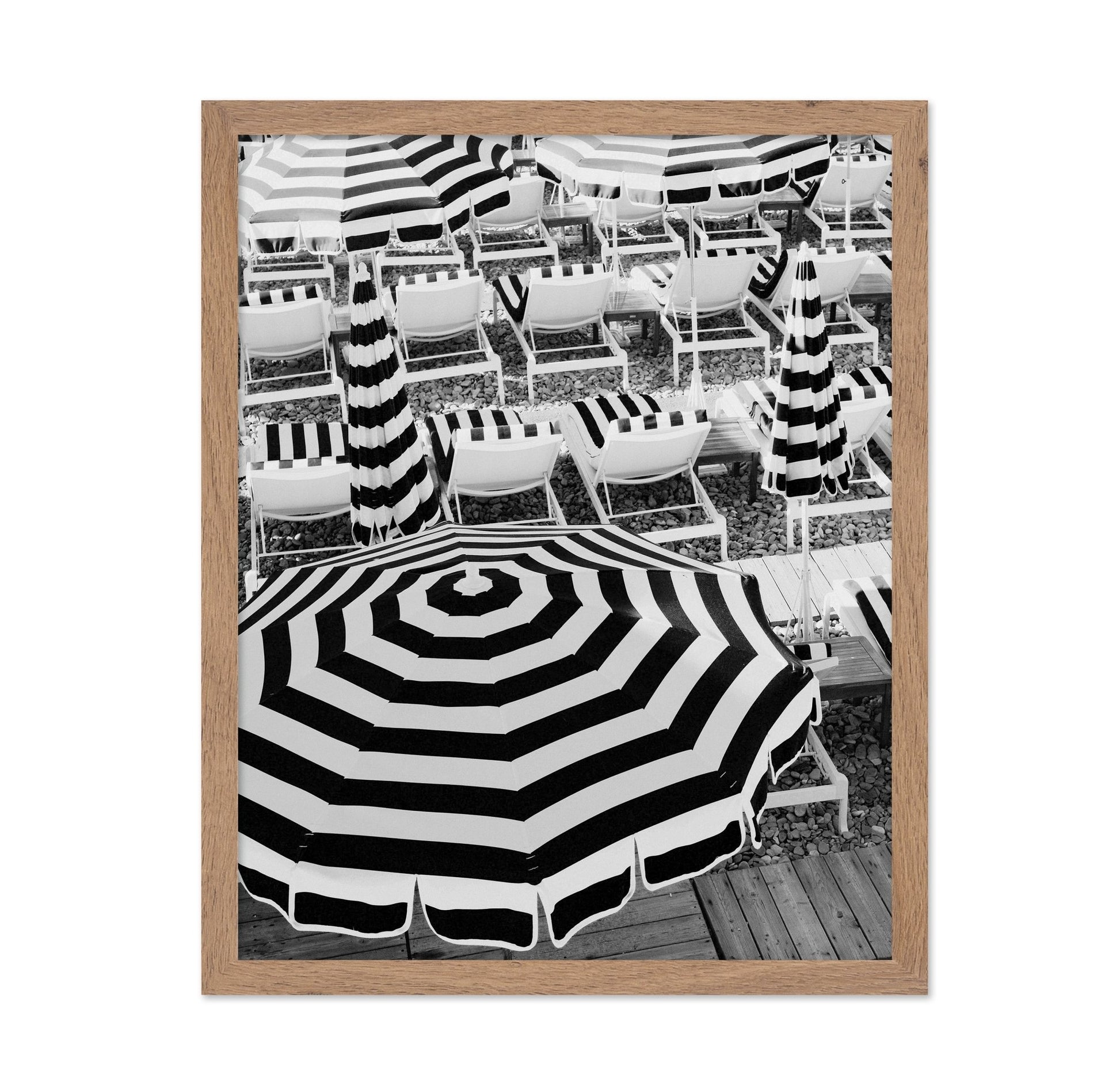 Striped Beach Umbrellas No1