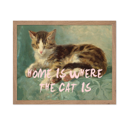 Home Is Cat Quote