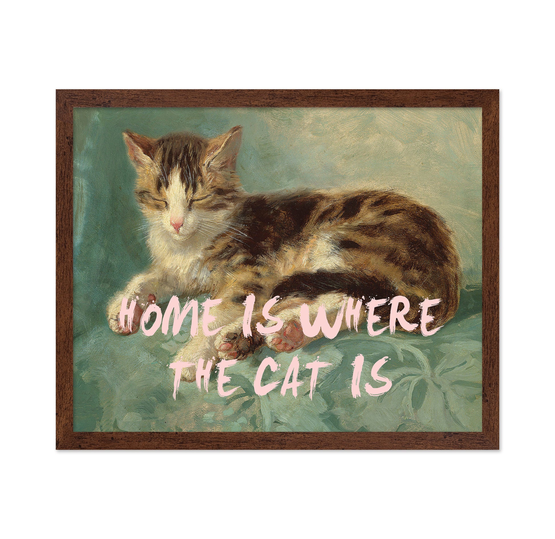 Home Is Cat Quote