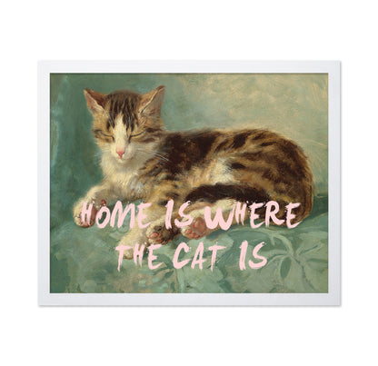 Home Is Cat Quote