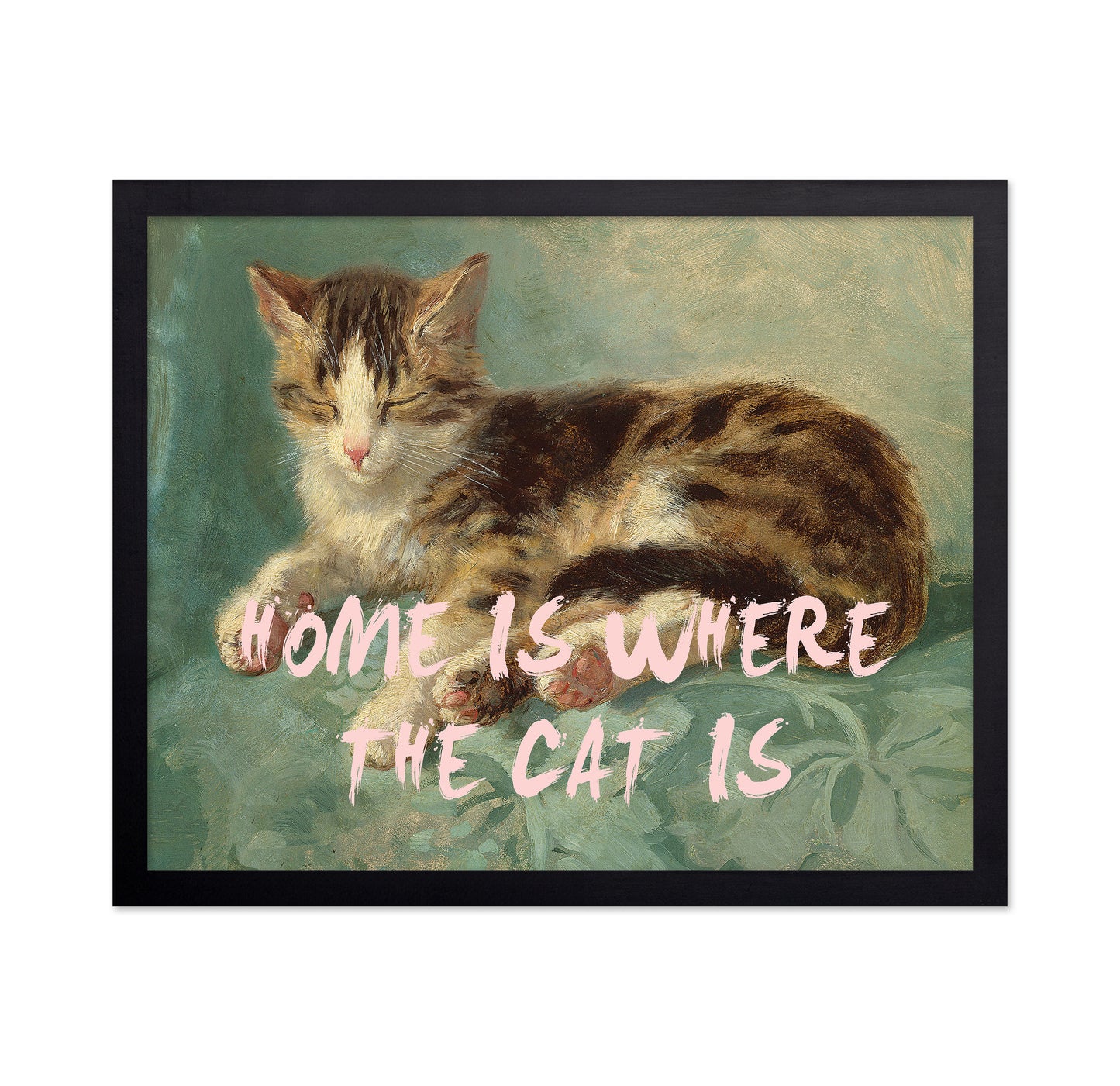 Home Is Cat Quote