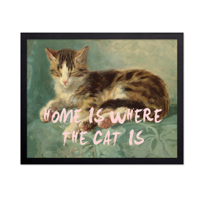 Home Is Cat Quote