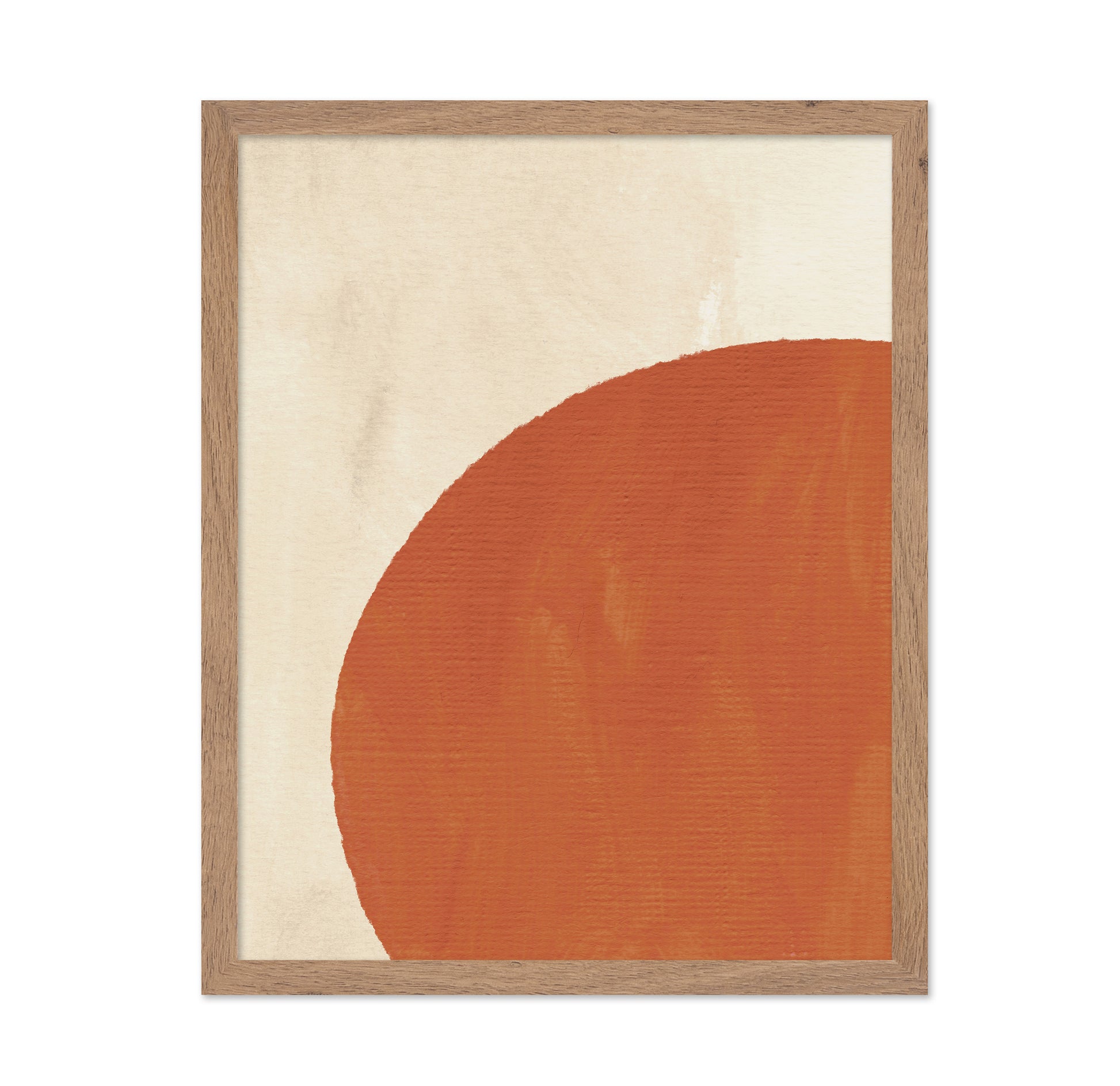 Terracotta Circle Abstract
